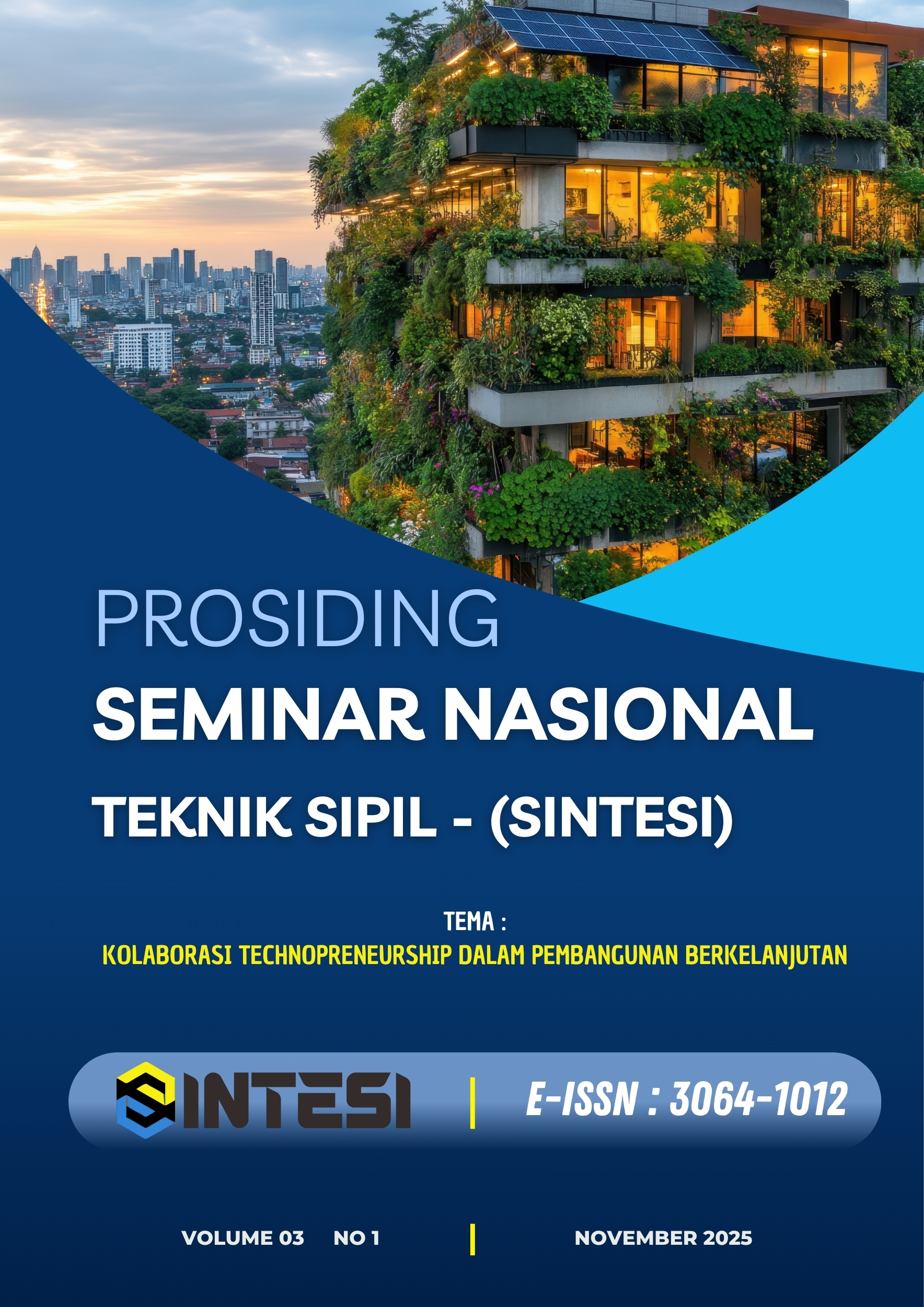 					View Vol. 3 No. 1 (2025): Seminar Nasional Teknik Sipil (SINTESI) 2025 (In Pres)
				